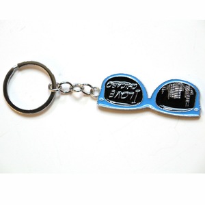 Porte-clés de marque de lunettes intelligentes de souvenirs de Chicago des États-Unis avec logo personnalisé en gros - Product Image 1