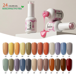 Esmalte de Uñas en <span class=keywords><strong>Gel</strong></span> Vegano de Larga Duración, 24 Colores Otoño Invierno, UV LED, Removible, Marca Privada, Gran Venta - Product Image 2