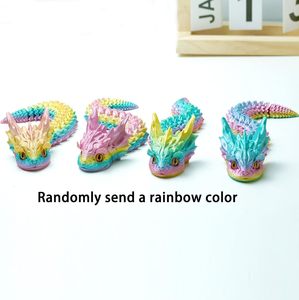 Juguetes Creativos Transfronterizos Impresos en 3D de Serpiente Acuática y Dinosaurio, Adornos Artesanales Únicos y Modernos, Regalos - Product Image 3