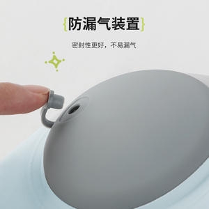 Almohada Inflable Cuadrada Azul Cielo de 7 cm de Grosor, Portátil, Plegable, para Camping y Soporte de Espalda - Product Image 4