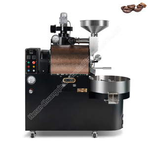 <b>Small</b> Electric Gas Type <b>Coffee</b> Roasting <b>Machine</b> Gas <b>Coffee</b> Cocoa Bean Roaster <b>Coffee</b> Roaster for Sale - Product Image 6