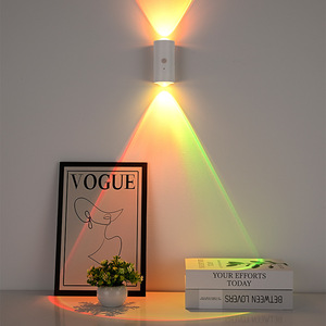 Round <b>RGB</b> Motion Sensor Light LED Cabinet Lamp Magnetic Battery Powered Home Decoration with Remote <b>Control</b> - Product Image 3