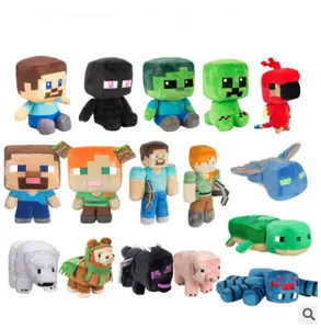 Wholesale My World Game Plush Toy Custom Mine craft Wholesale Pixel Plush Toy Stuffed Baby Plush Toys