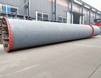 Horno Rotatorio de Carbón Activado KLV, Horno de Calcinación para Procesamiento de Mineral de Litio, Caolín y Coque de Petróleo, con Certificación CE ISO, Motor, Rodamientos y Caja de Cambios