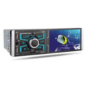 Автомобильный MP4-плеер заднего вида с USB-портом и сенсорным экраном 4,1 дюйма, 1 din, MP5 4062TM