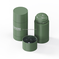 Choebe vert écologique 50ml tête de brosse en plastique déodorant bouteille Tube torsion déodorant bâton conteneur