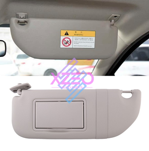 Pare-soleil intérieur gauche pour voiture, pare-soleil de pare-brise, miroir pare-soleil adapté à Peugeot 301 Citroën C3 98038433DS - Product Image 5