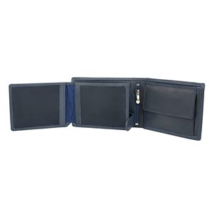Cartera de cuero genuino para hombre, monedero negro con bloqueo RFID, tarjetero para uso diario, verano 2023 - Product Image 5