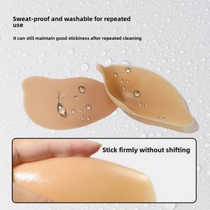 WoMei Fabrik Maßgefertigte Brustpolster Dünner Stil Austauschbare Klebende Unsichtbare Push-Up Mango-förmige Sexy Aufbewahrungsbox-<span class=keywords><strong>Set</strong></span> - Product Image 4