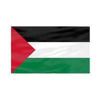Drapeaux de la Palestine personnalisables 3*5 avec personnalisation du contenu possible