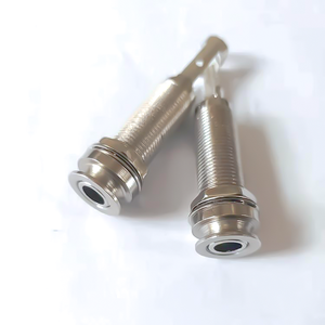 Krom 6.35mm <span class=keywords><strong>Output</strong></span> Jack gitar Pickup endpinpack untuk bagian gitar - Product Image 6