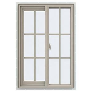 Kustom perumahan Horizontal kaca ganda Upvc jendela geser vinil jendela geser dengan grid - Product Image 4