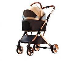 Poussette pour animaux de compagnie Copopet, chariot pour chien d'extérieur avec structure en aluminium léger pliable et détachable, absorption des chocs, pour chiens et chats, fabriqué en Chine