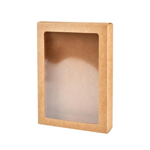 Cross-Biên Giới Kraft Giấy Gấp Phong Cách Đóng Dấu Cửa Sổ Kỳ Nghỉ Chúc Mừng Bưu Thiếp Khung Bao Bì Cho Kẹo/Cookie Thẻ Hiển Thị - Product Image 5