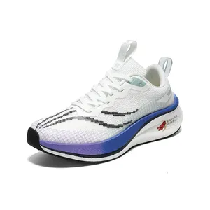 Giày Người Đàn Ông Giản Dị Giày Thể Thao Tốc Độ Chuyên Nghiệp Chạy Giày Người Đàn Ông Dày Carbon Tấm Chiều Cao Tăng Giày Đi Bộ Giày Thể Thao - Product Image 4