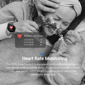 Reloj Inteligente de Seguridad EV-05 con Alarma SOS/Detección de Caídas/Rastreo en Vivo/Llamadas Bidireccionales/Monitoreo de Salud para Personas Mayores y Trabajadores Solitarios - Product Image 3