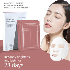 Masker Wajah Bio Kolagen Asli Deep Facial <span class=keywords><strong>Mask</strong></span> No Logo Lifting Brightening Anti Wrinkle Overnight <span class=keywords><strong>Mask</strong></span> Melembapkan Menghidrasi - Product Image 2