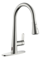 Nouveau Robinet Automatique Intelligent à Capteur Infrarouge Sans Contact 2024 avec Eau Chaude et Froide, Grande Taille, pour Salle de Bain et Cuisine