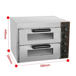Forno Elettrico Commerciale per <span class=keywords><strong>Pizza</strong></span> e Frutta Secca da Esterno con Termostato Regolabile per Ristoranti, Hotel, Panetterie, Cottura del Pane 3000W - Product Image 2
