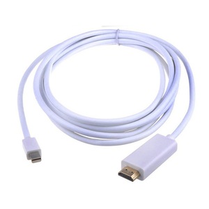 Cable Mini DP a HDMI de 1.8M de Alta Velocidad para TV, Resolución 1080P, Cobre Libre de Oxígeno, Blindaje Trenzado, Revestimiento de PVC, Macho a Hembra - Product Image 2