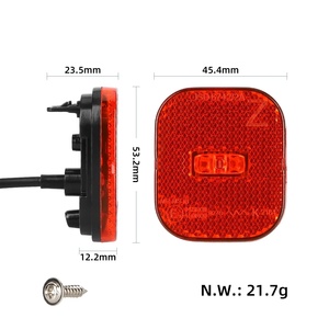 Garde-boue arrière avec feu arrière pour trottinette ZT3/ZT3Pro, protection étanche anti-éclaboussures, accessoires, garde-boue avec feu arrière - Product Image 3