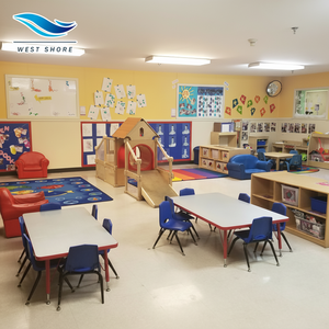 Montessori Garderie Salle de Classe Pépinière Enfants Meubles Ensemble Maternelle Table Chaises Rangement En Bois Préscolaire Garde D'enfants - Product Image 1