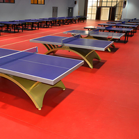 Tapis de terrain en PVC pour sports d'intérieur pour tennis, badminton, tennis de table, pickleball, basket-ball, football, volley-ball