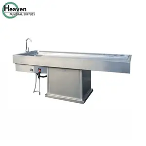 Bàn Khám Nghiệm Tử Thi Kích Thước L2500 * W800 * H850mm Giá Thấp Tại Nhà Máy Sản Phẩm Tang Lễ