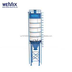 Silo de cemento tipo panel 200 T Silo de cemento de 200 toneladas Tanque de cemento ensamblado Silo de montaje rápido - Product Image 1
