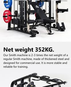 חם מכירה מסחרי רב תפקודי כושר ציוד מכונת מתלה כוח מתלה עבור פיתוח גוף - Product Image 2