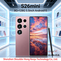 S26 Mini Android 15 Ponsel 8+128G 5.5 inci Harga Terbaik 2026 BARU Global 5G LTE Band Dual SIM Card Perlindungan Purna Jual