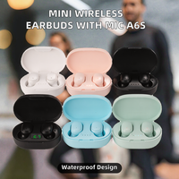 Audífonos Inalámbricos TWS A6S Mini Pods 2025 con Indicador LED V3.0, Resistentes al Agua IPX5, Micrófono Duradero y Control de Botones