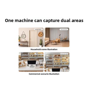 Caméra de surveillance domestique intérieure à double objectif <span class=keywords><strong>C300</strong></span>/C500 pour caméra intelligente, accès à distance mobile, vision nocturne, 32 Go-256 Go - Product Image 2