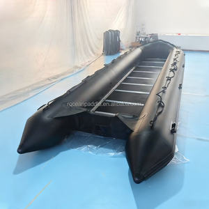 Stock di fabbrica 6m -10m lungo gommone 1.2mm PVC & materiale in alluminio per canottaggio e pesca - Product Image 2