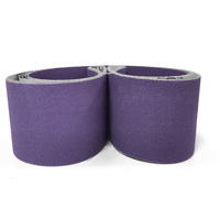 Nouvelles alternatives de modèles d'usine : Bandes abrasives en céramique de couleur violette 726A, grains P80-P400, pour usage médical