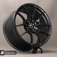 Jantes de course sportives de style Black Ray forgées sur mesure Wangu, adaptées à Porsche GT3 GT4 Audi SQ5 Volkswagen et BMW
