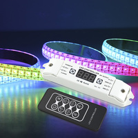 Carte de contrôle LED programmable SPI hors ligne DMX512 RGB Dream Color pour WS2812B WS2811 SK6812 Addressa