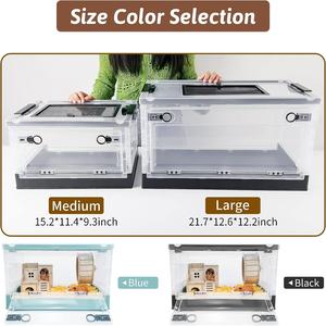 Gabbia per criceti pieghevole portatile in plastica per animali domestici all'ingrosso - Product Image 2