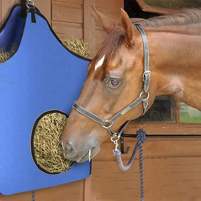 Handige Hooibalen Buidel Sterke Hoge Sterkte Oxford Doek Voederen Paardenbalen Zak Paard Stro Hooi Zak Vee Benodigdheden