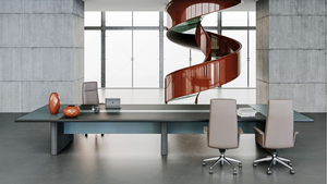 Mesa de Conferencia Convertible Moderna y Contemporánea con Panel MFC Ecológico para Oficina en Casa y Salas de Reuniones - Product Image 5