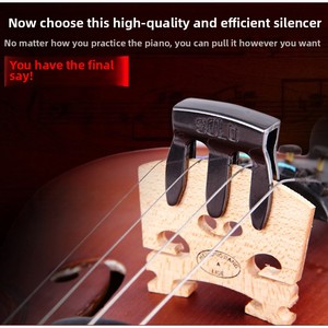 Nhà Máy Bán Hàng Trực Tiếp Di Động Thực Hành Giảm Thanh Cho Bassoon Túi Violin Câm Giảm Khối Lượng Kim Loại Nhạc Cụ Phụ Kiện - Product Image 3