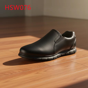 ZYF, Zapatos de Seguridad Antiestáticos Blancos/Negros para el Trabajo, Zapatos de Seguridad para Servicios de Alimentos con Diseño de Puntera Reforzada, Zuecos de Seguridad para Chefs HSW015 - Product Image 3