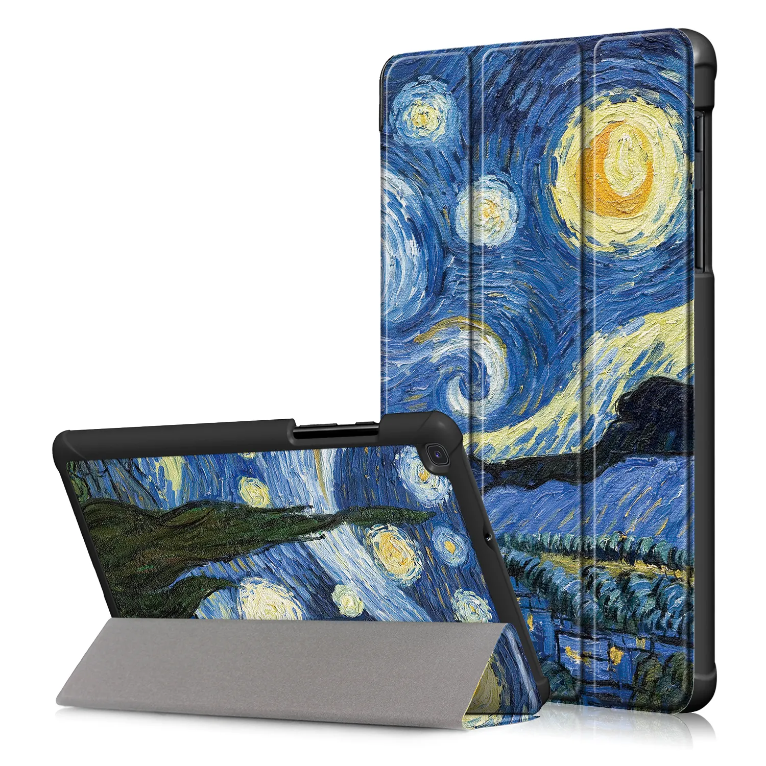 Case Voor Samsung Galaxy Tab A 8.0 2019 T290/T295/T297 Cover Flip Tablet Cover Lederen Smart Stand Shell Cover