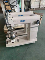 ZOYER Promotion Machine à Coudre à Lit Colonne une Aiguille ZY810W de Haute Qualité à Entraînement par Courroie pour Perruques
