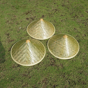 Factory Price Customizable Bamboo <b>Straw</b> <b>Hat</b> - Wide Brim Conical <b>Hat</b> with Logo Printing for Wholesale - Product Image 4