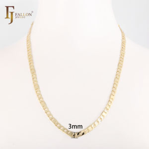 תכשיטי fallon תכשיטים אופנה סיטונאית תכשיטים אופנה זהב פיארו שרשרת יוניסקס היפ הופ - Product Image 6