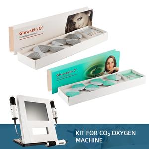 Glowskin O + Kit de oxígeno Gel Cápsulas de oxígeno de burbujas pequeñas Estiramiento facial Gel brillante y exfoliación para máquina facial de burbujas Co2 - Product Image 5