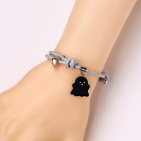 Bande dessinée mode fantôme nuit lueur Bracelet à la mode amour magnétique Couple meilleur ami Bracelet ensemble