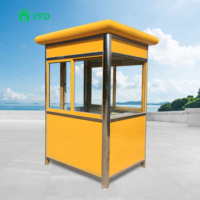 Junyaoding Structure extérieure en acier Sentry Box Cabine de sécurité fabriquée en Chine pour garder Villa Factory Guard Duty House
