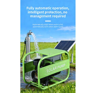 Pompe à eau solaire à haut débit <span class=keywords><strong>avec</strong></span> moteur CC sans balais, surpresseur submersible pour l'irrigation agricole - Product Image 2